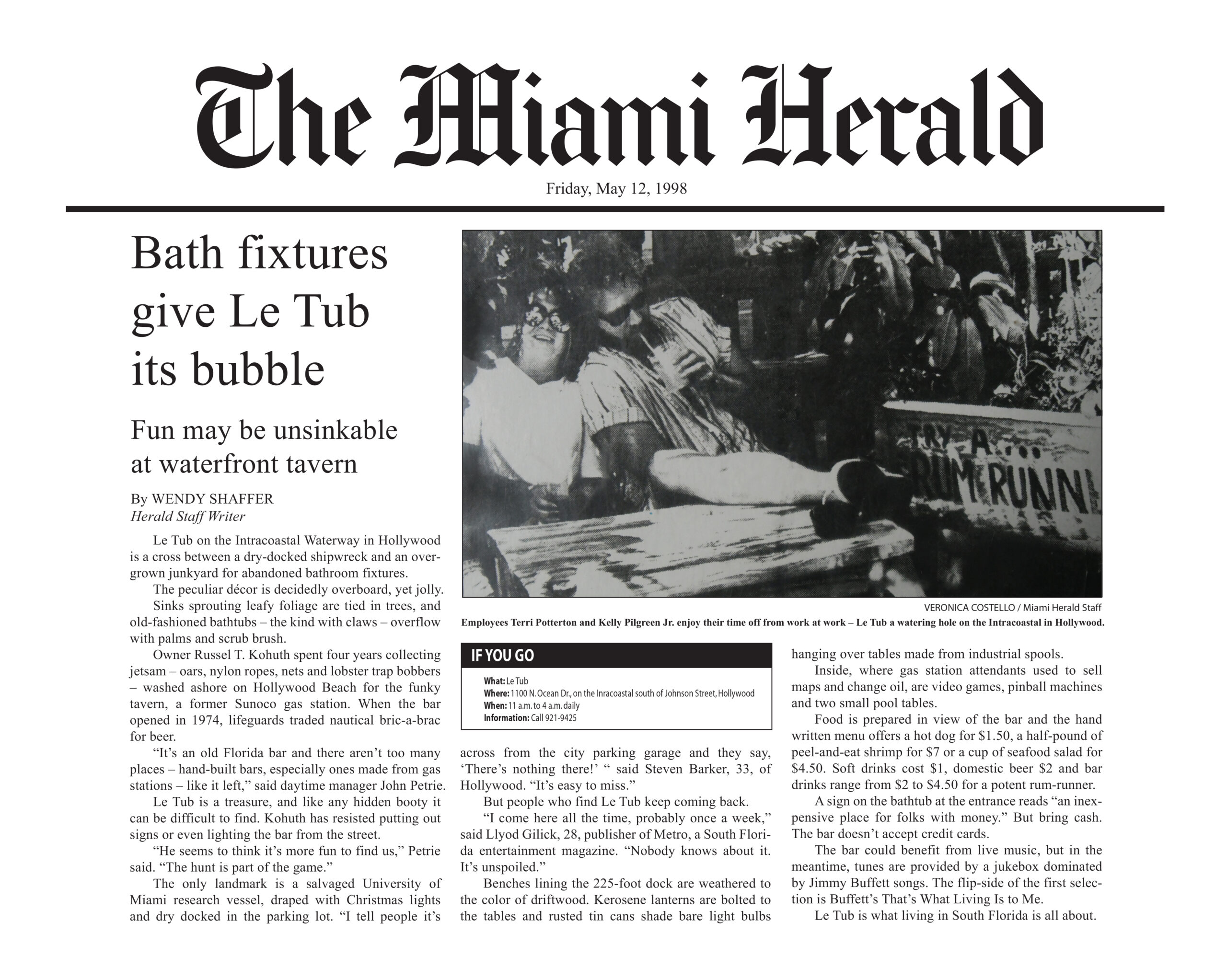 Le Tub - Miami Herald