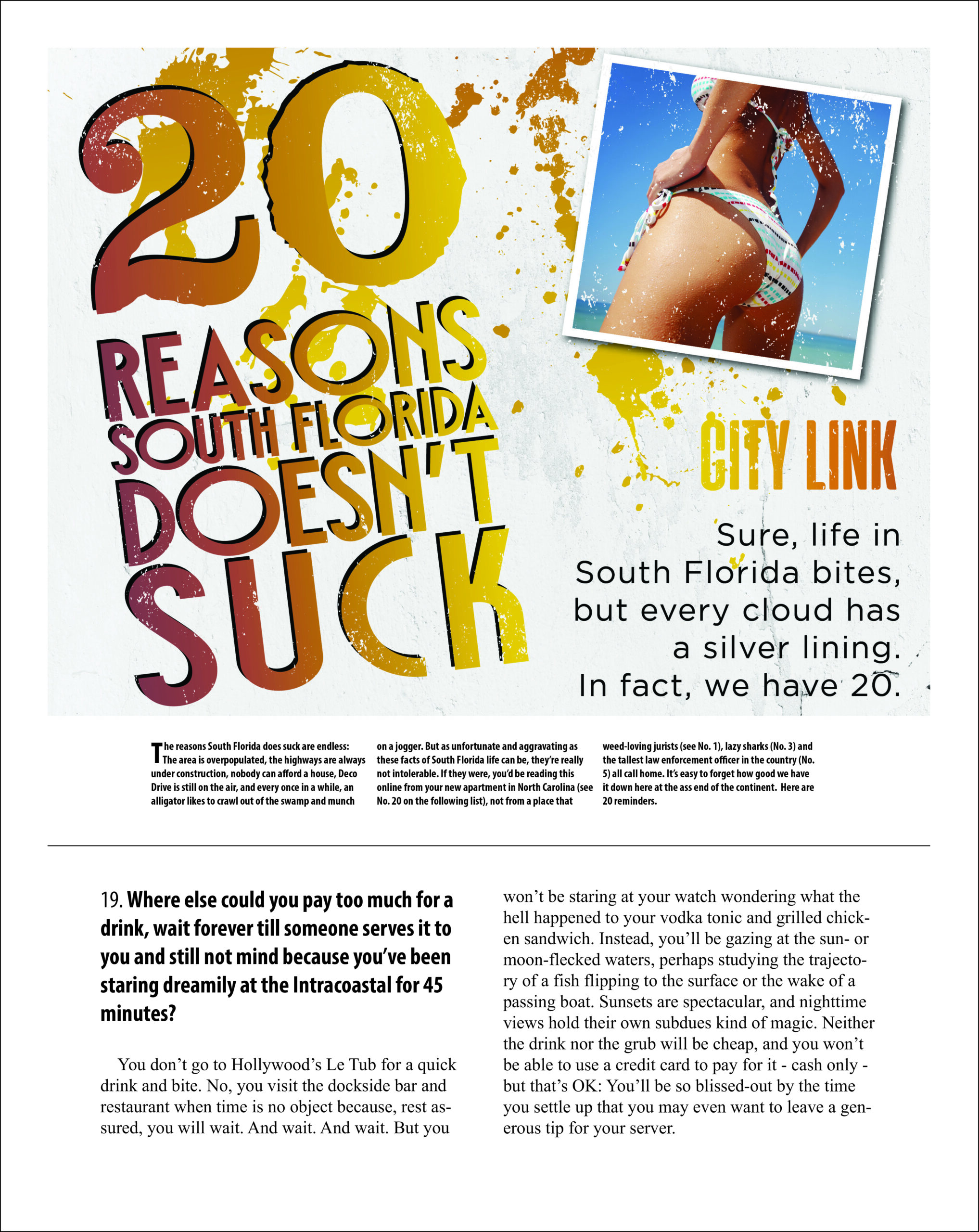 City Link Article 20 Reasons South Florida Doesn’t Suck
