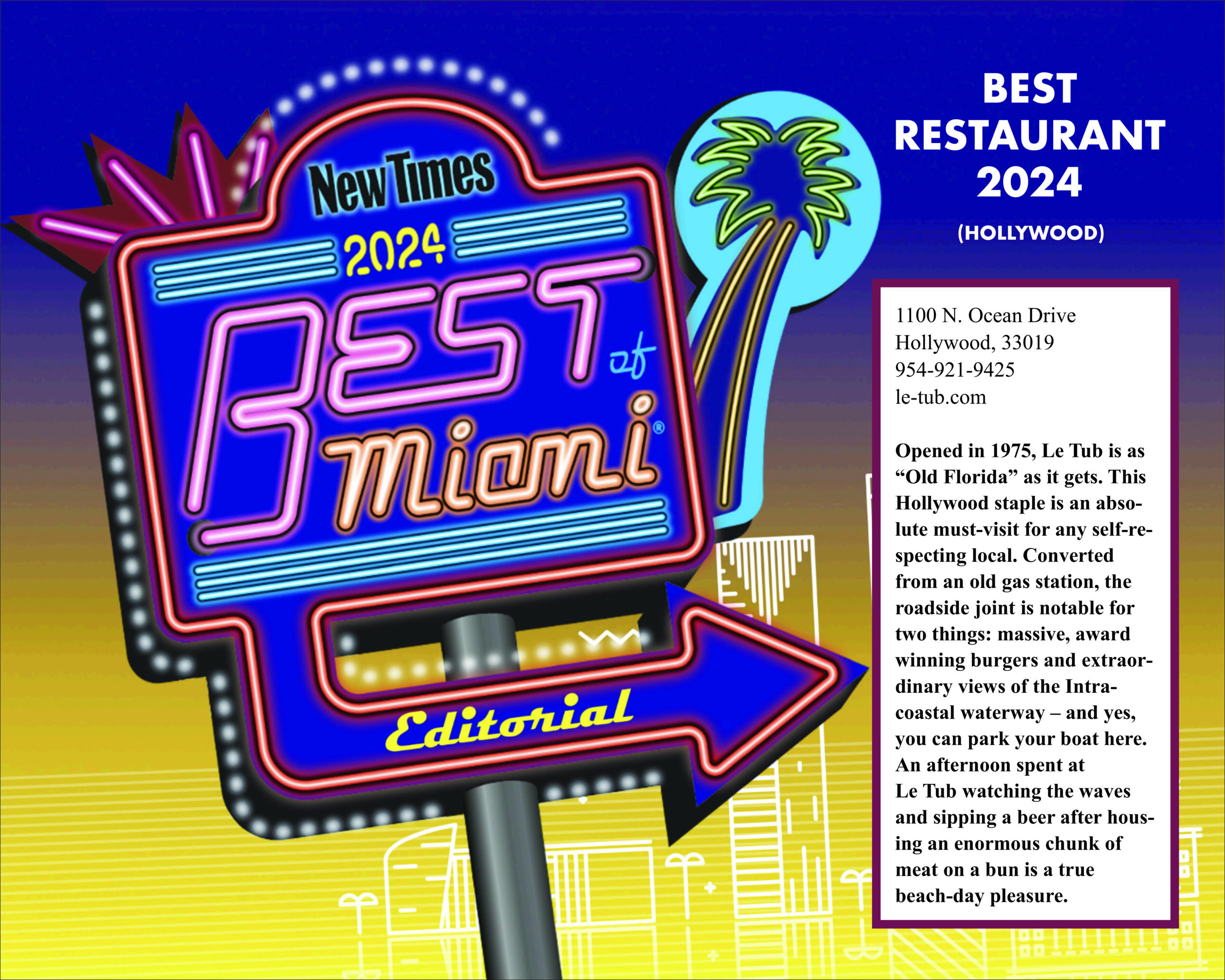 New Times Miami - BEST RESTAURANT – Hollywood